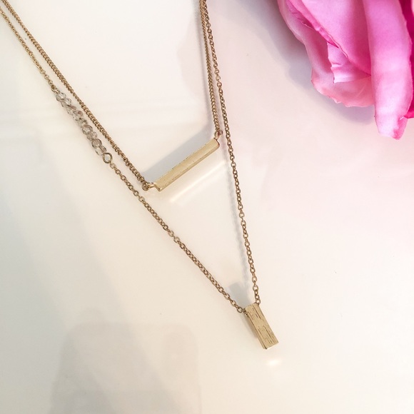 Free People Gold Layered Necklace - Picture 5 of 8